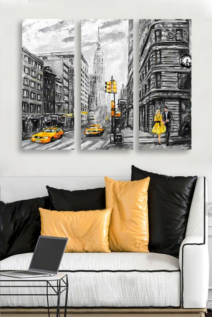 Set slika Wallity MDF0071, 3 dijela