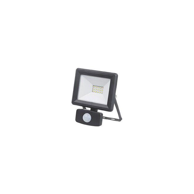 E-light LED reflektor sa senzorom E-light 10W 6400K crni