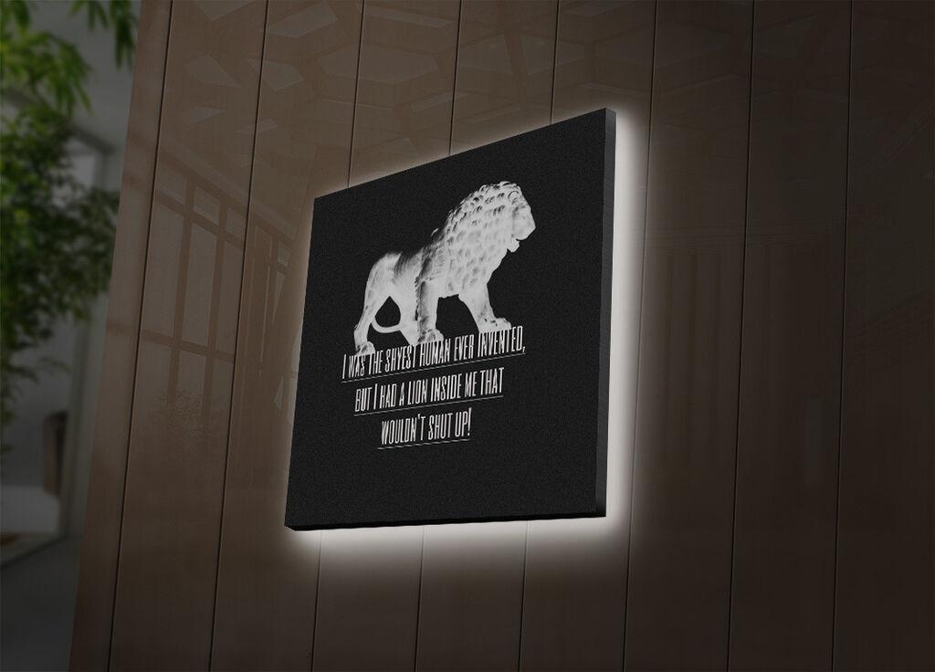 Zidna slika sa LED osvetljenjem 4040DACT-53, 40x40 cm