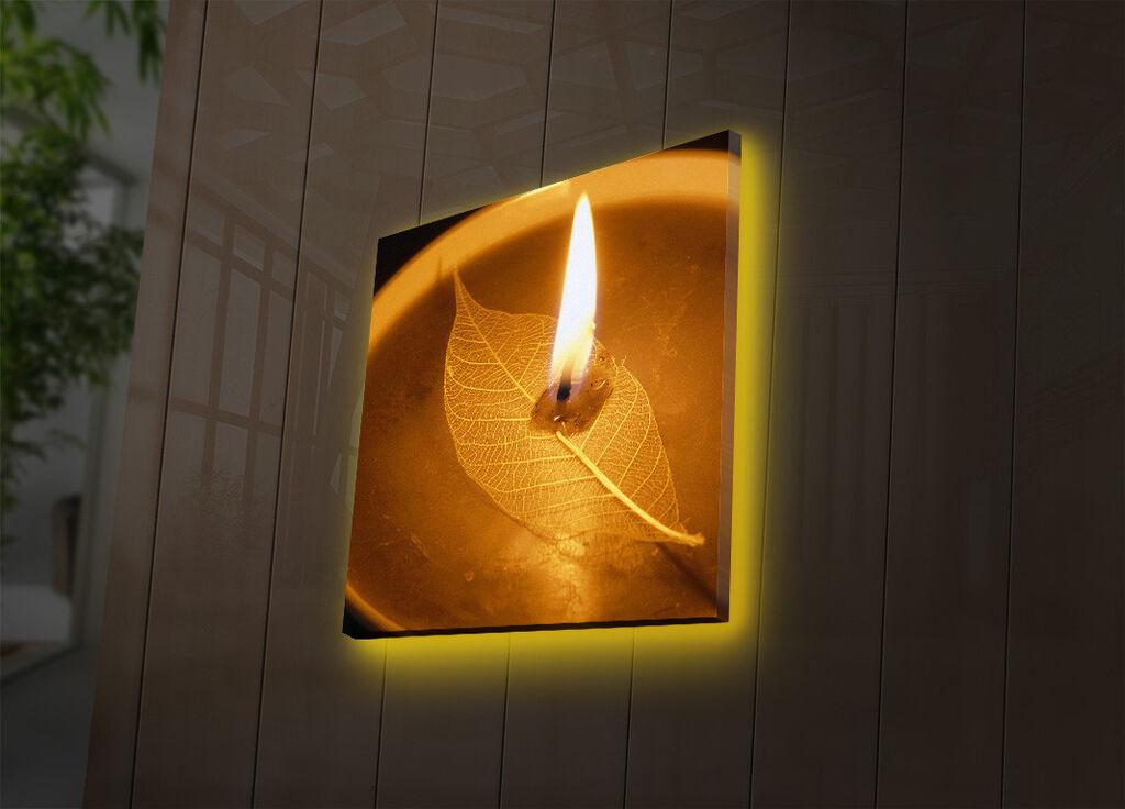 Zidna slika sa LED osvetljenjem 4040DACT-27, 40x40 cm