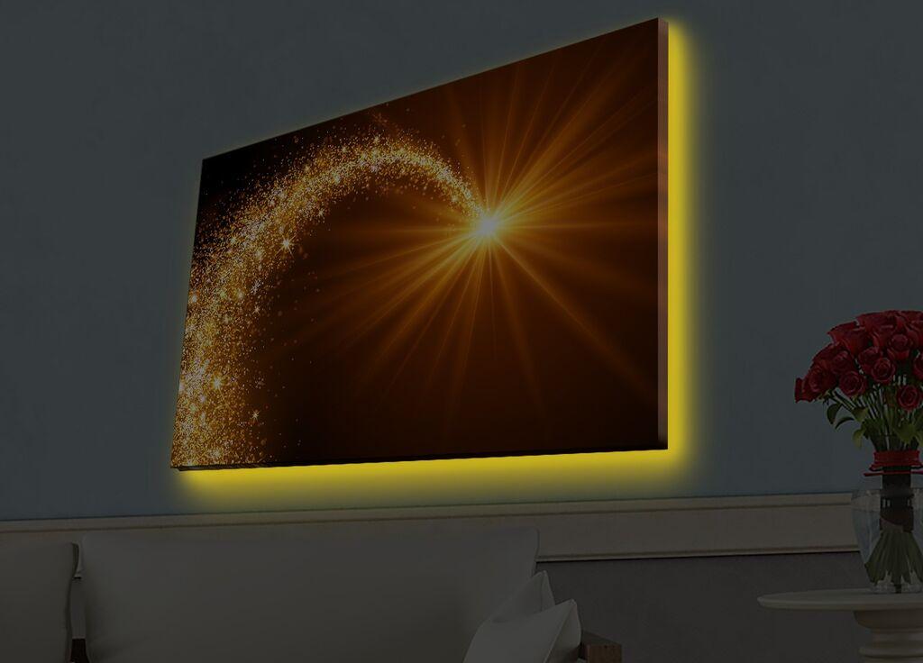 Zidna slika sa LED osvetljenjem 4570HDACT-046, 45x70 cm