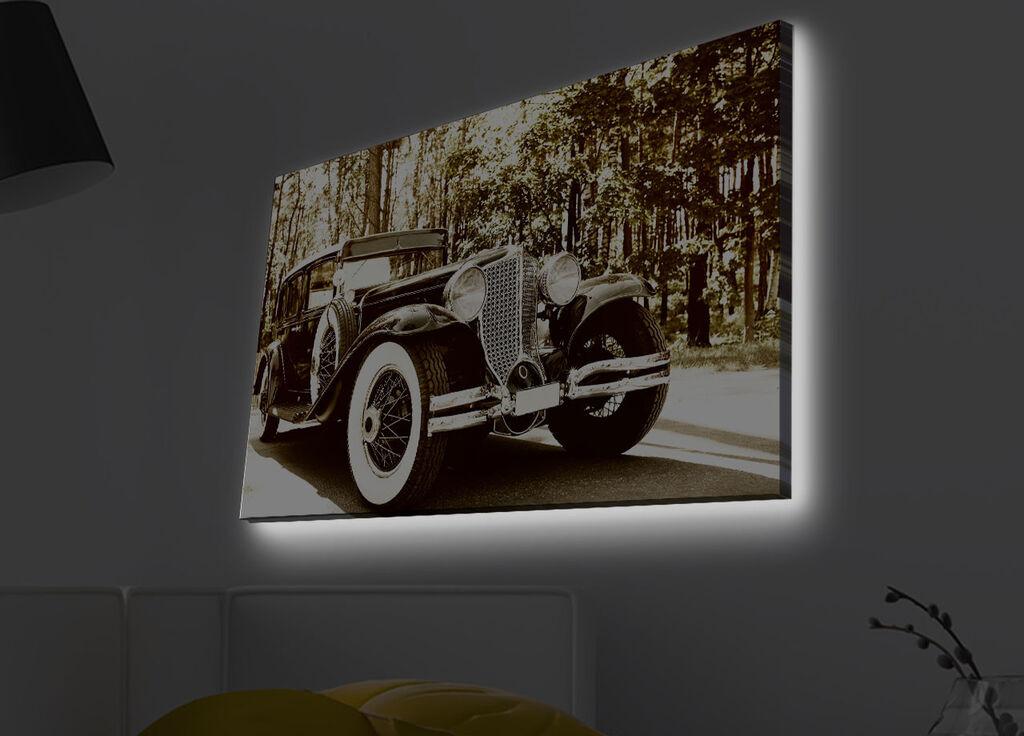 Zidna slika sa LED osvjetljenjem 4570MDACT-041, 45x70 cm