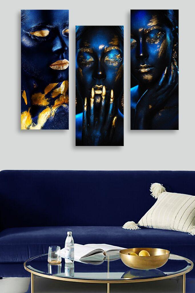 Wallity set slika MDF0040, 3 dijela