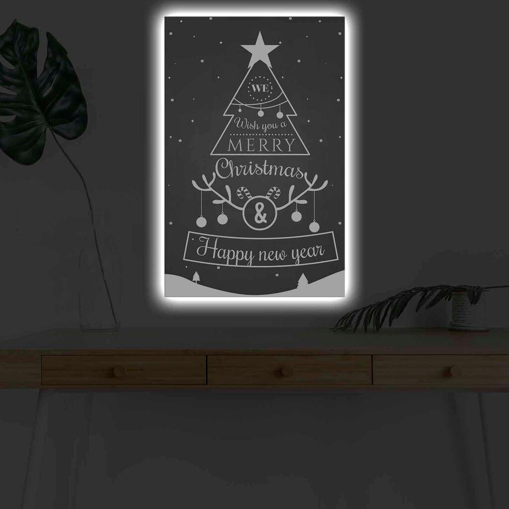 Zidna slika sa LED osvjetljenjem 4570KARDACT - 002, 45x70 cm