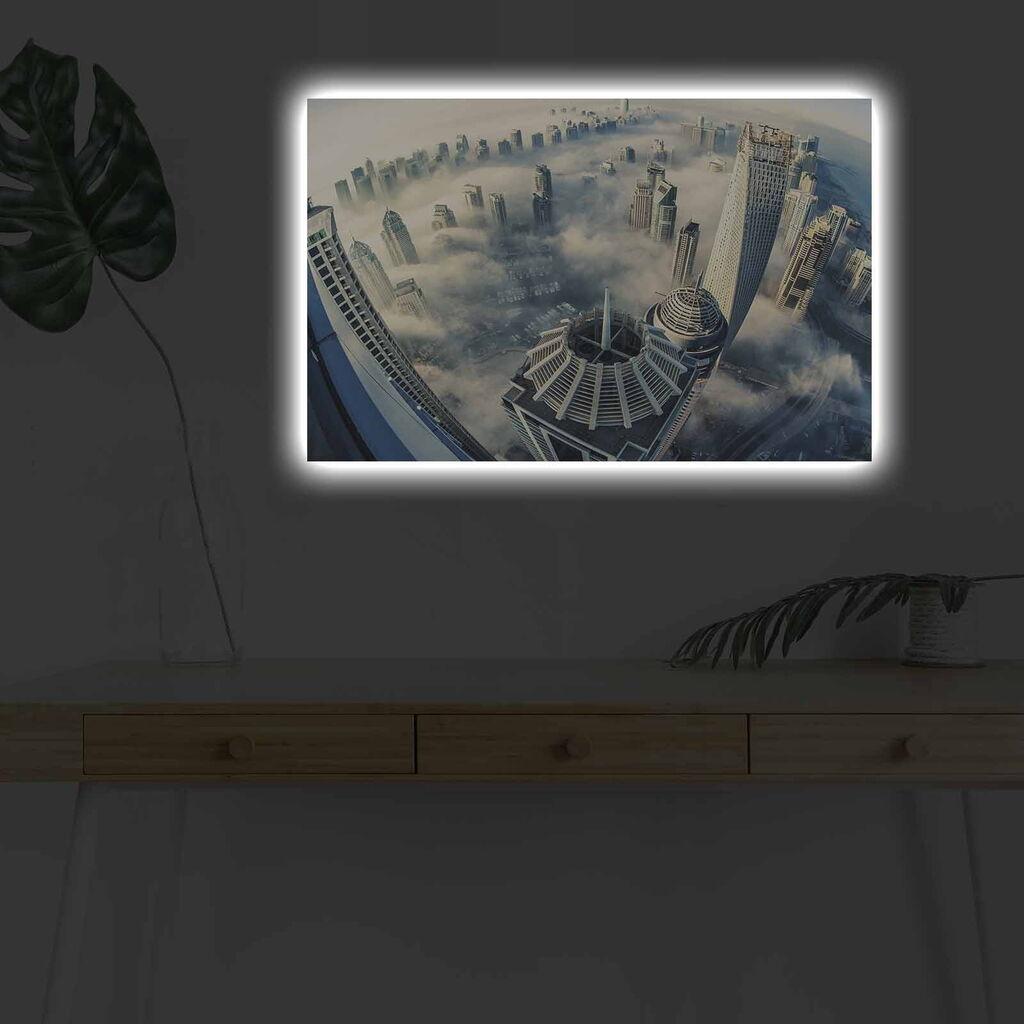 Zidna slika sa LED osvetljenjem 4570DHDACT-071, 45x70 cm