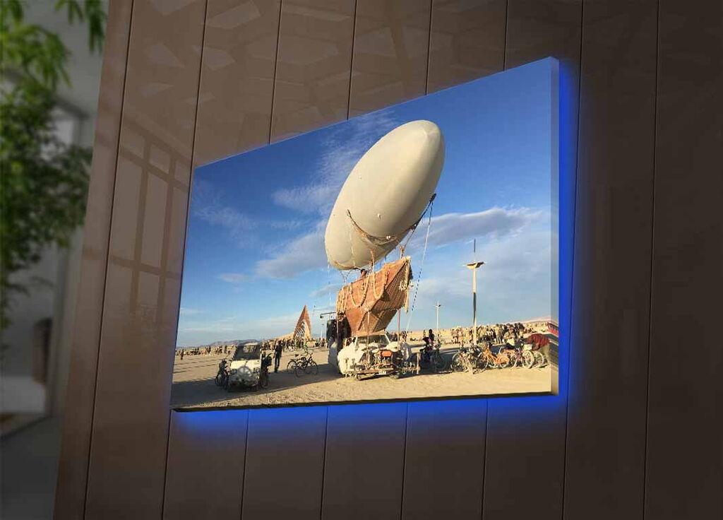 Zidna slika sa LED osvetljenjem 4570DACTBURN-005, 45x70 cm