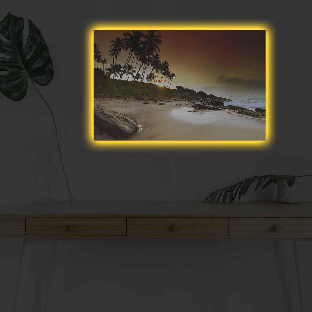 Zidna slika sa LED osvetljenjem 4570DHDACT-054, 45x70 cm