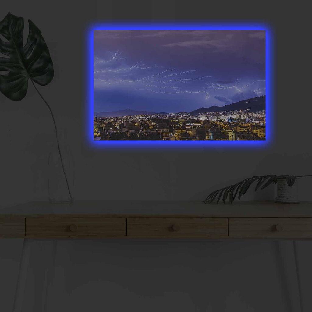 Zidna slika sa LED osvetljenjem 4570DHDACT-169, 45x70 cm