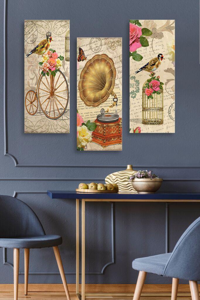 Set slika Wallity MDF0010, 3 dijela