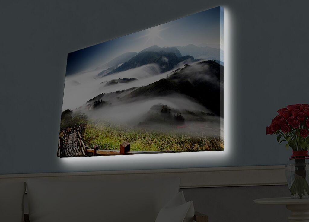 Zidna slika sa LED osvetljenjem 4570HDACT-080, 45x70 cm