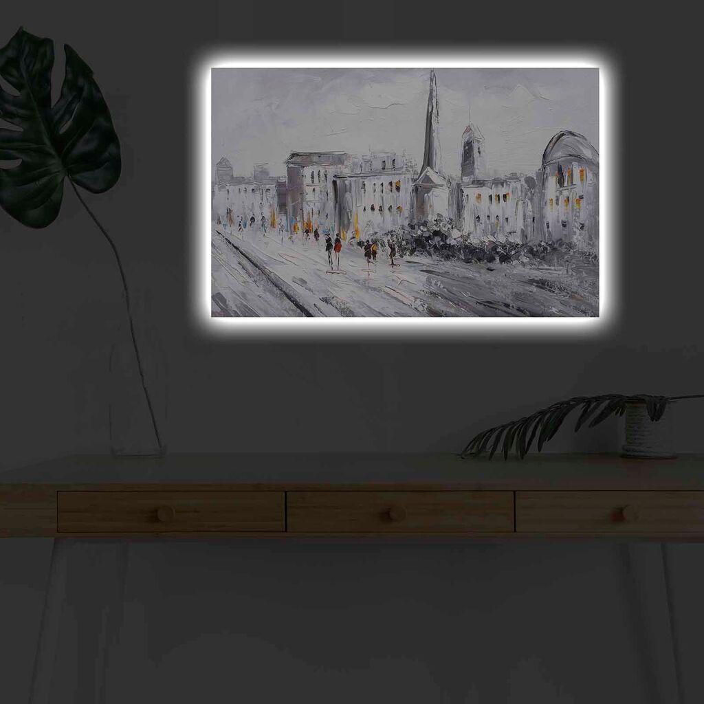 Zidna slika sa LED osvjetljenjem 4570KARDACT - 024, 45x70 cm