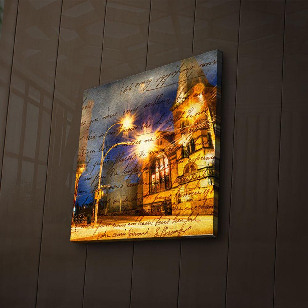 Zidna slika sa LED osvjetljenjem 4040IACT-30, 40x40 cm