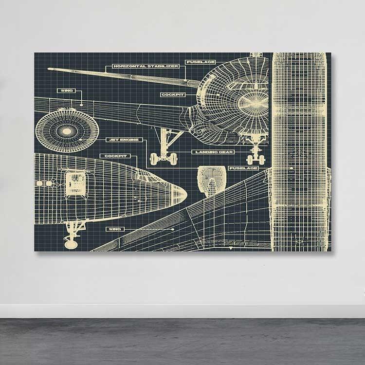 Zidna slika DEV02426100140, 100x140 cm