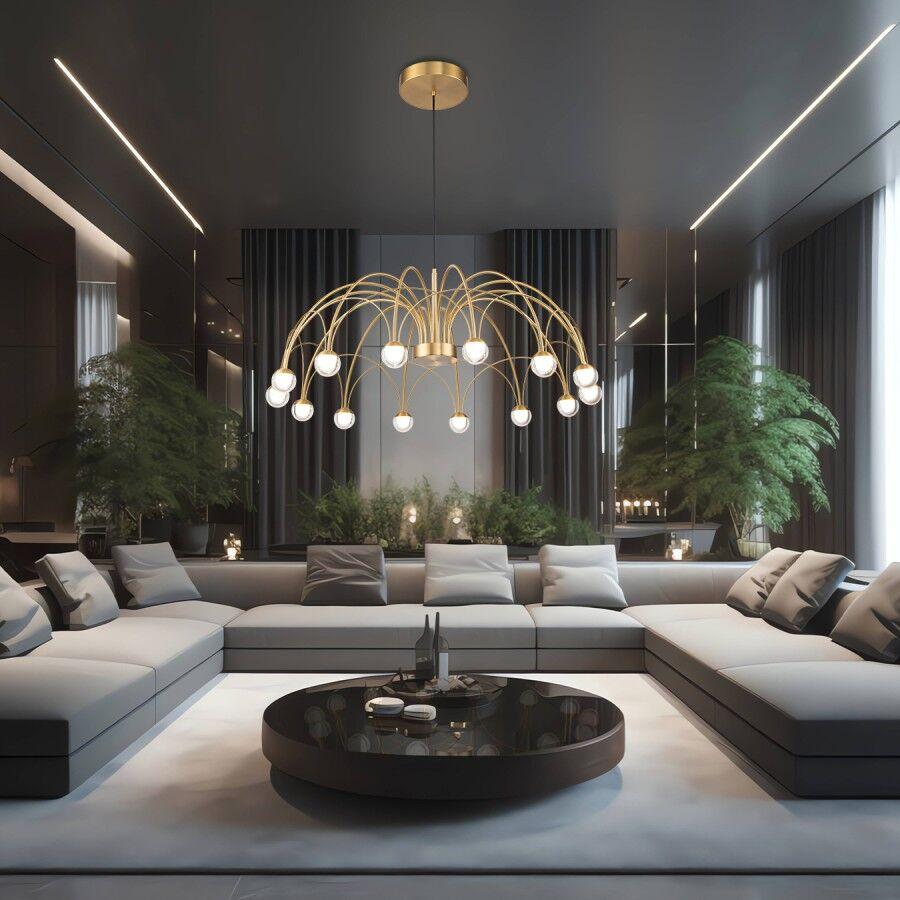 MSL Luster LED Bergman MSL-282-850D zlatni