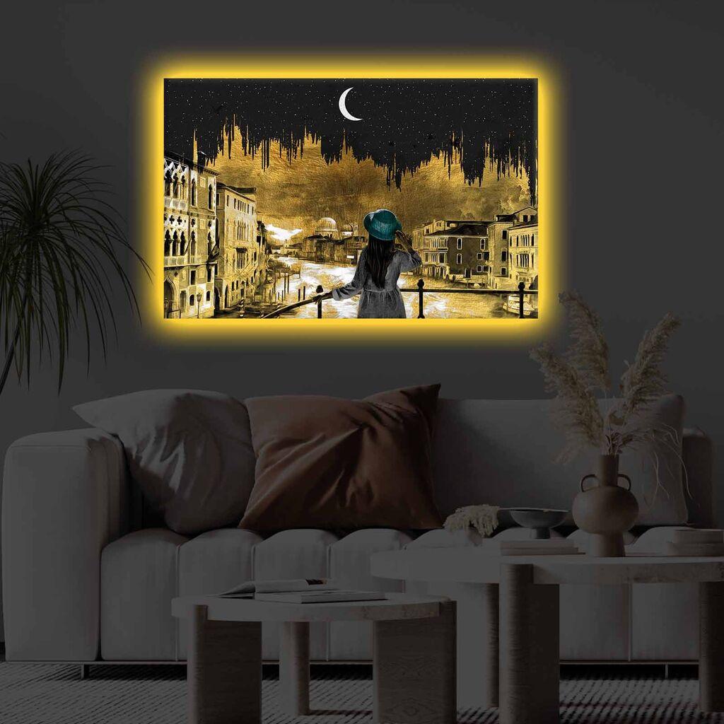 Zidna slika sa LED osvetljenjem 4570KTLGDACT - 030, 45x70 cm