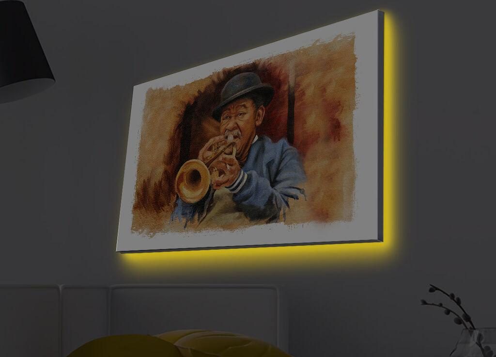 Zidna slika sa LED osvetljenjem 4570MDACT-005, 45x70 cm