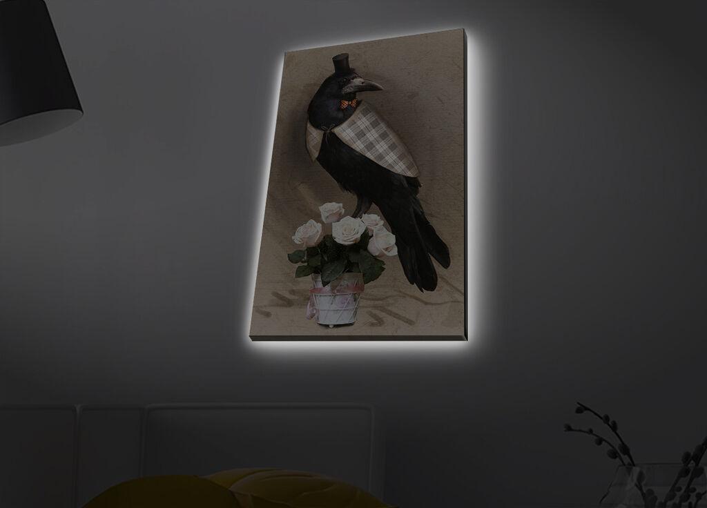 Zidna slika sa LED osvetljenjem 4570MDACT-056, 45x70 cm