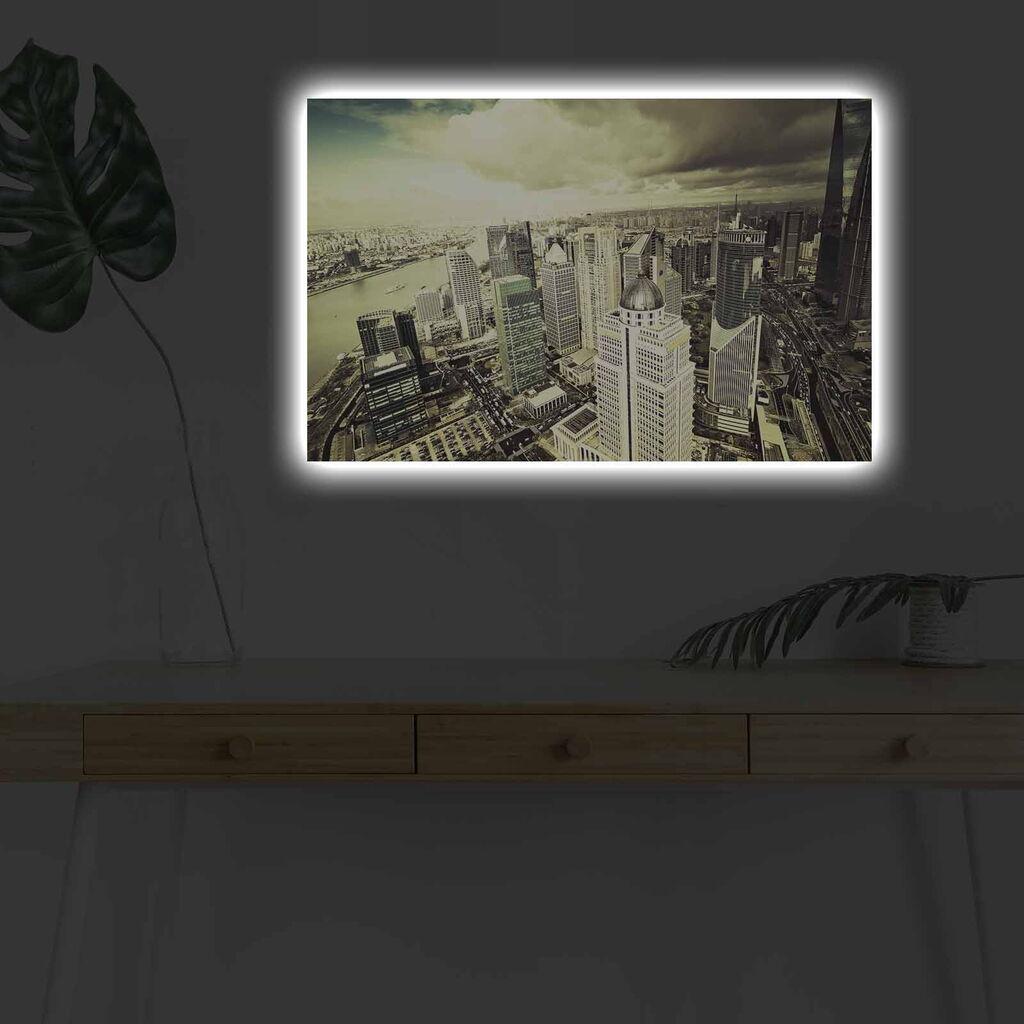 Zidna slika sa LED osvetljenjem 4570DHDACT-089, 45x70 cm