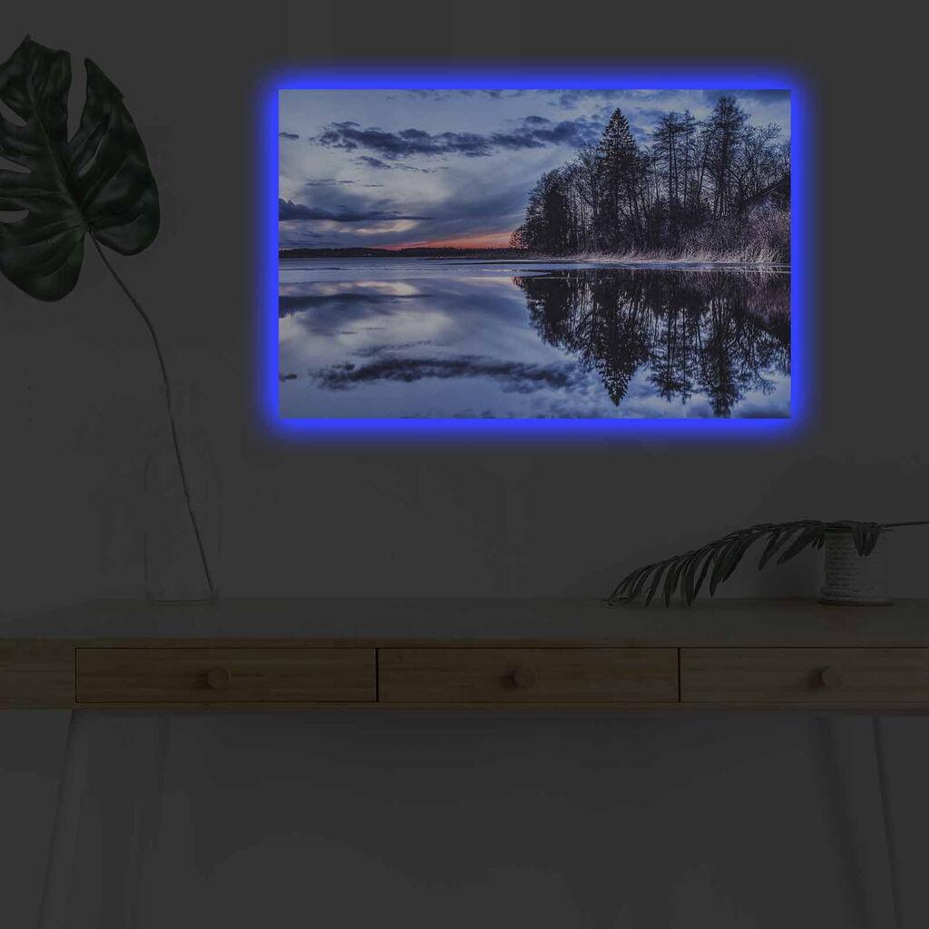Zidna slika sa LED osvetljenjem 4570DHDACT-013, 45x70 cm