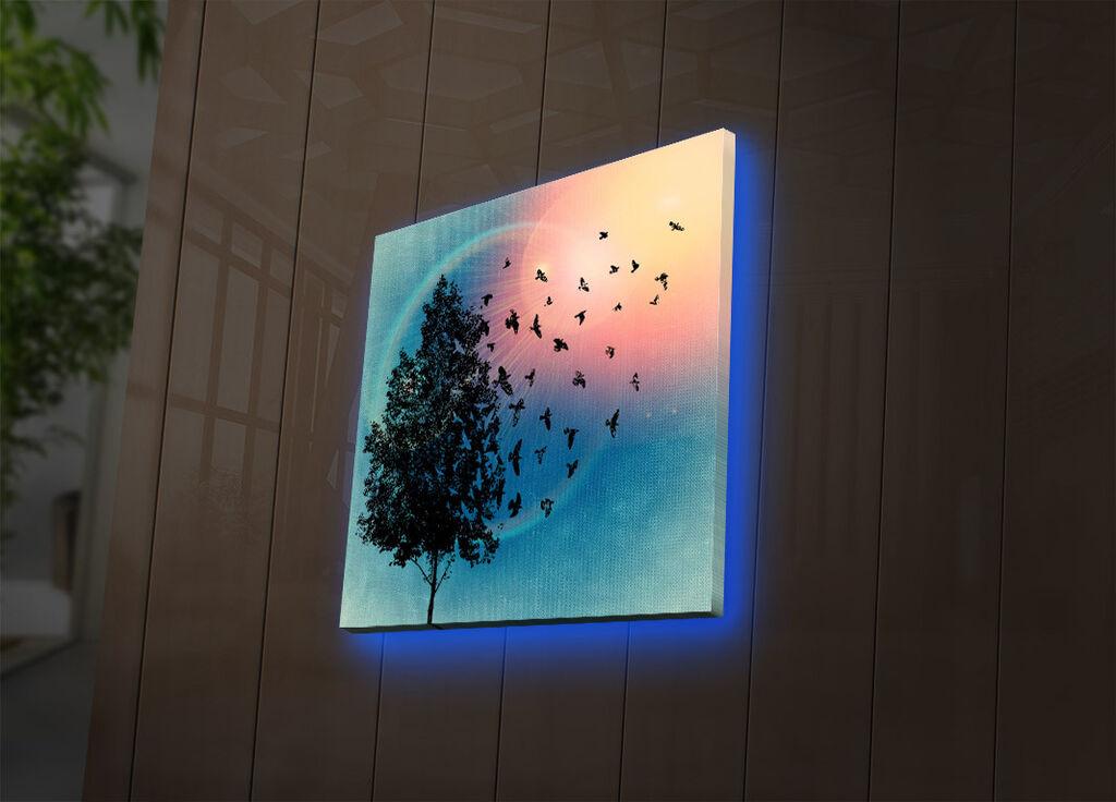 Zidna slika sa LED osvetljenjem 4040DACT-54, 40x40 cm