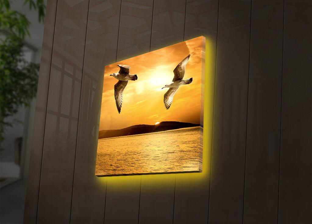 Zidna slika sa LED osvetljenjem 4040DACT-34, 40x40 cm