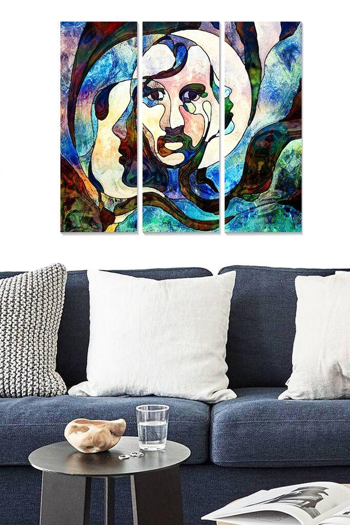 Set slika Wallity MDF1027050745, 3 dijela