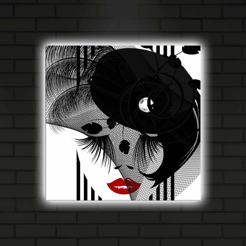 Zidna slika sa LED osvetljenjem 4040DACT-25, 40x40 cm