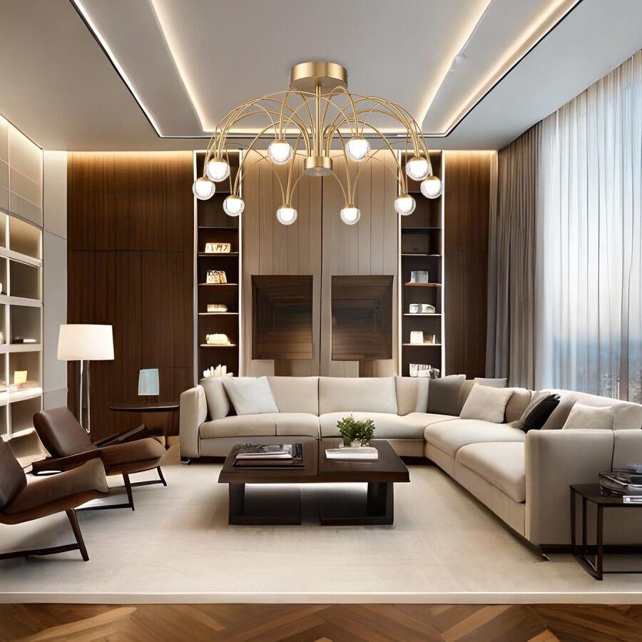 MSL Luster LED Bergman MSL-281-650X zlatni