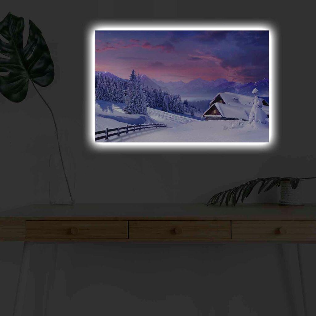 Zidna slika sa LED osvjetljenjem 4570KARDACT - 021, 45x70 cm