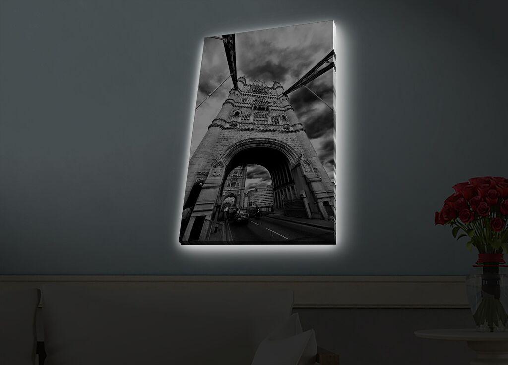 Zidna slika sa LED osvetljenjem 4570HDACT-078, 45x70 cm