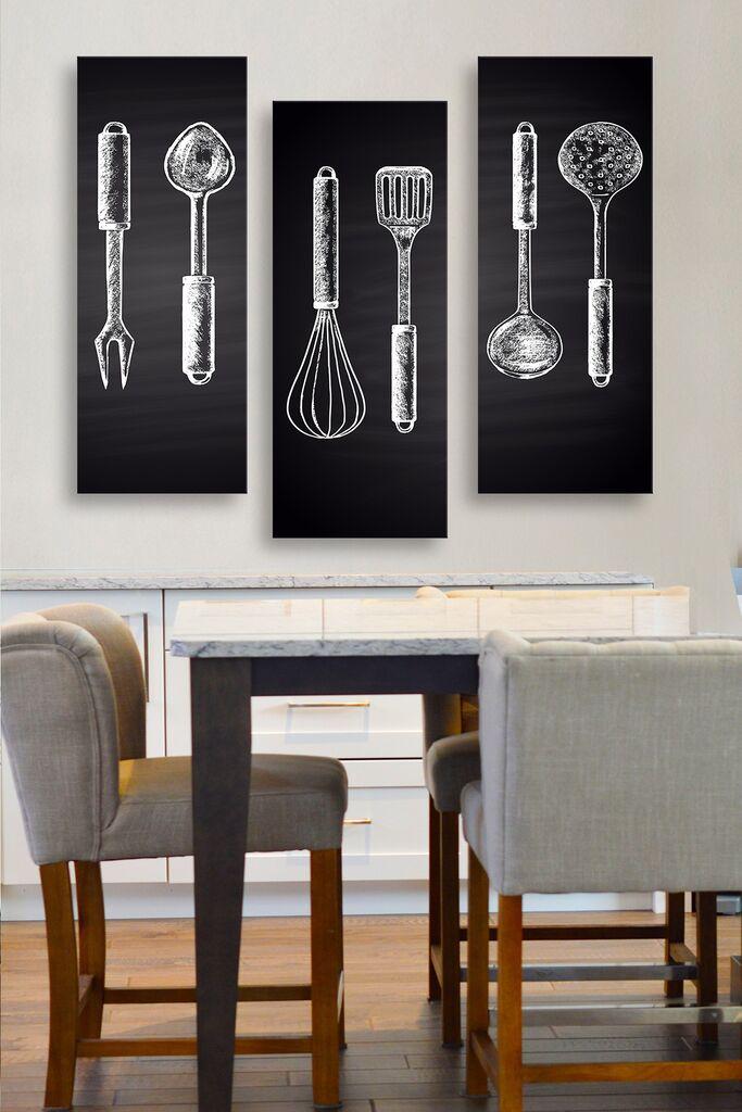 Set slika Wallity MDF0063, 3 dijela