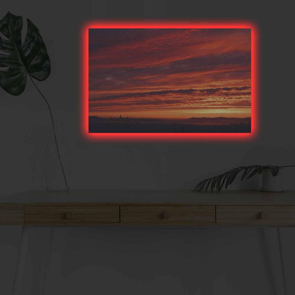 Zidna slika sa LED osvjetljenjem 4570DHDACT-021, 45x70 cm