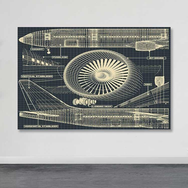 Slika na zidu DEV02425100140, 100x140 cm