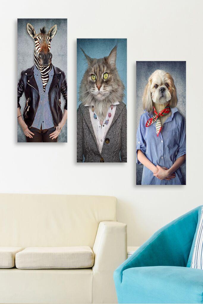 Set slika Wallity MDF0075, 3 dijela