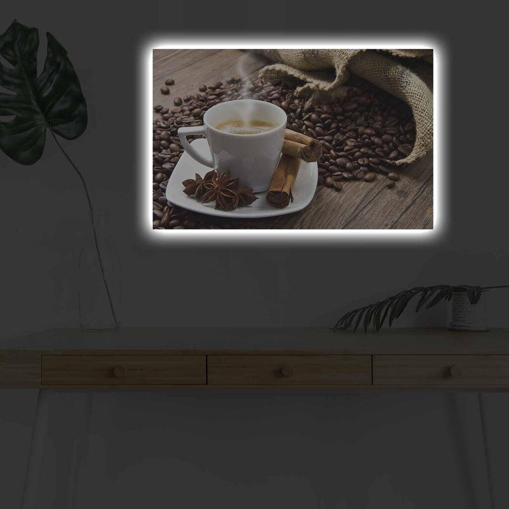 Zidna slika sa LED osvetljenjem 4570KDACT-009, 45x70 cm