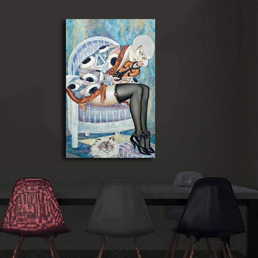 Zidna slika sa LED osvetljenjem 4570IACT-27, 45x70 cm