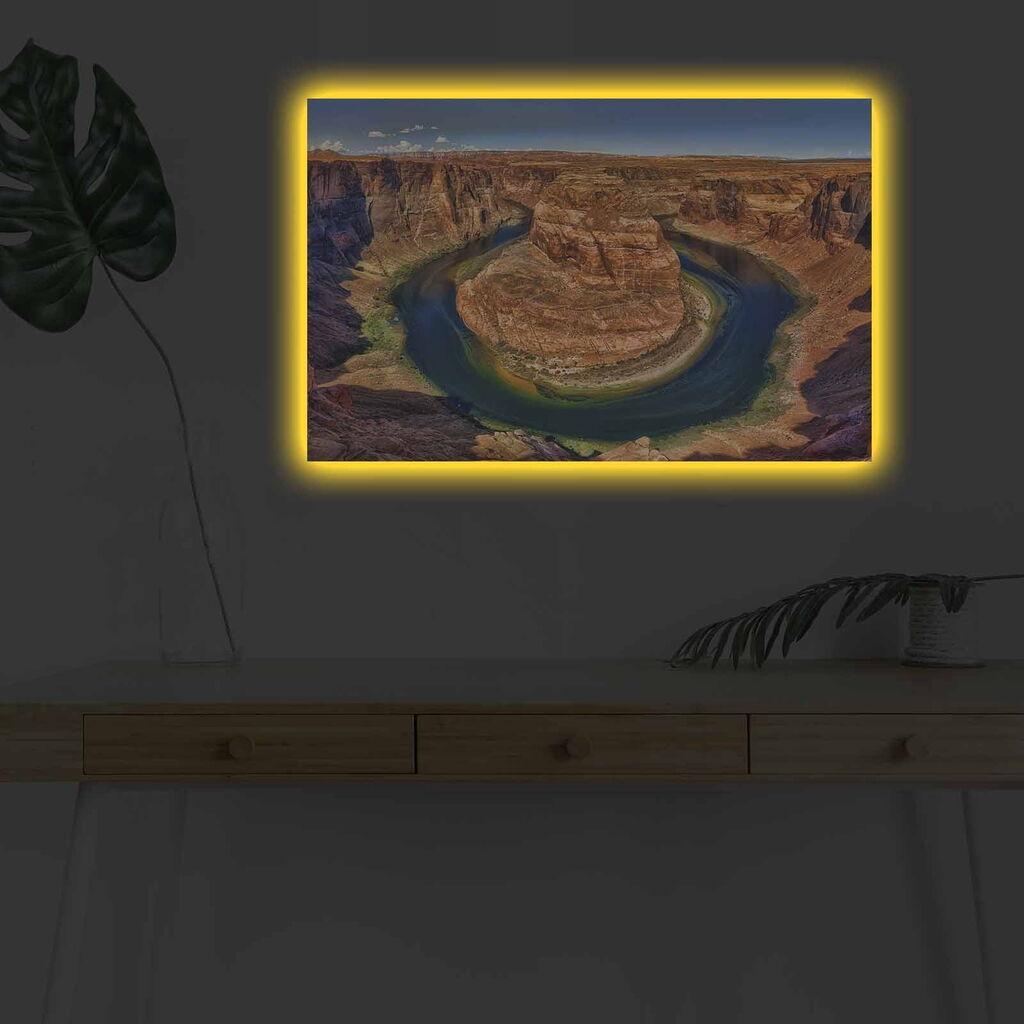 Zidna slika sa LED osvetljenjem 4570DHDACT-014, 45x70 cm