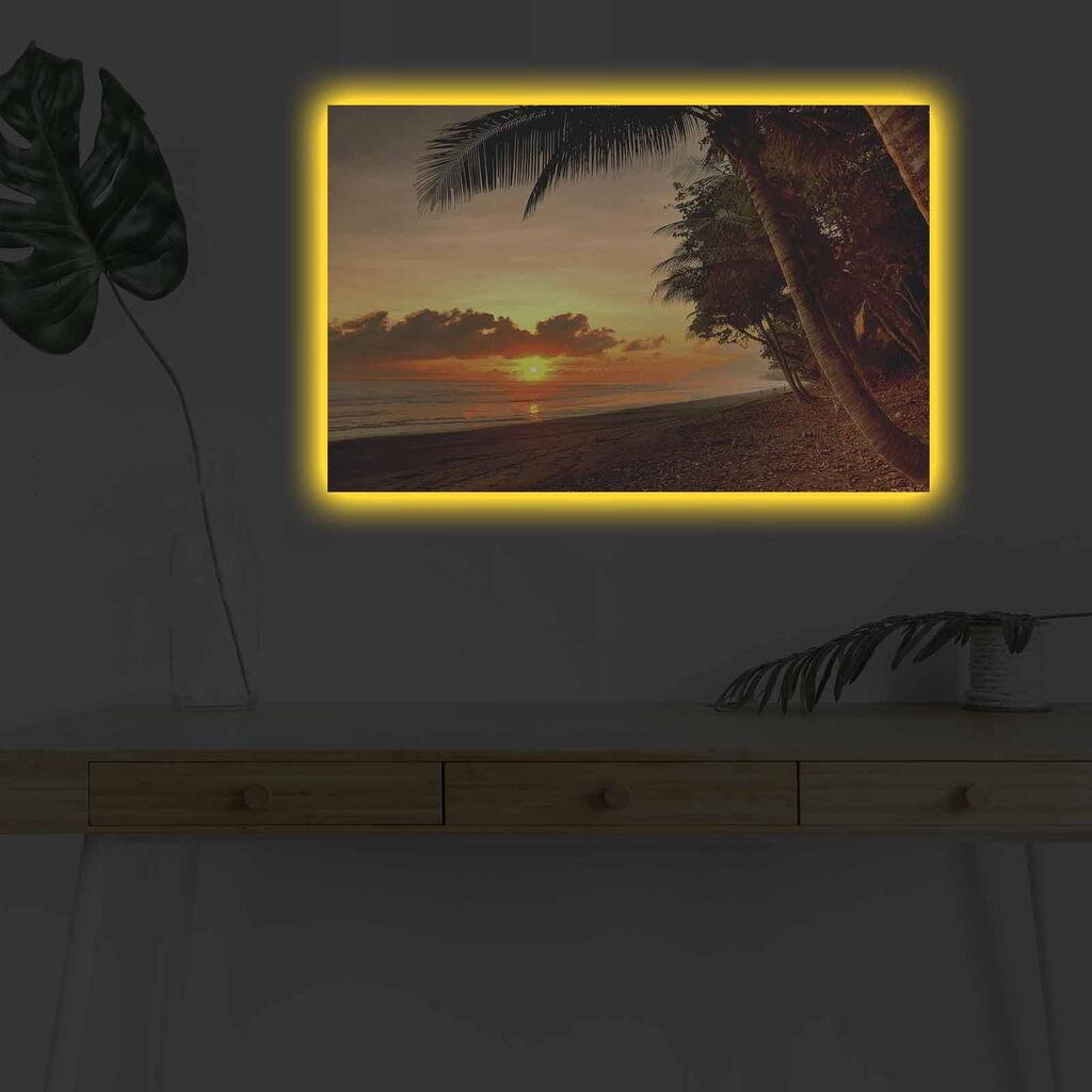 Zidna slika sa LED osvetljenjem 4570DHDACT-086, 45x70 cm