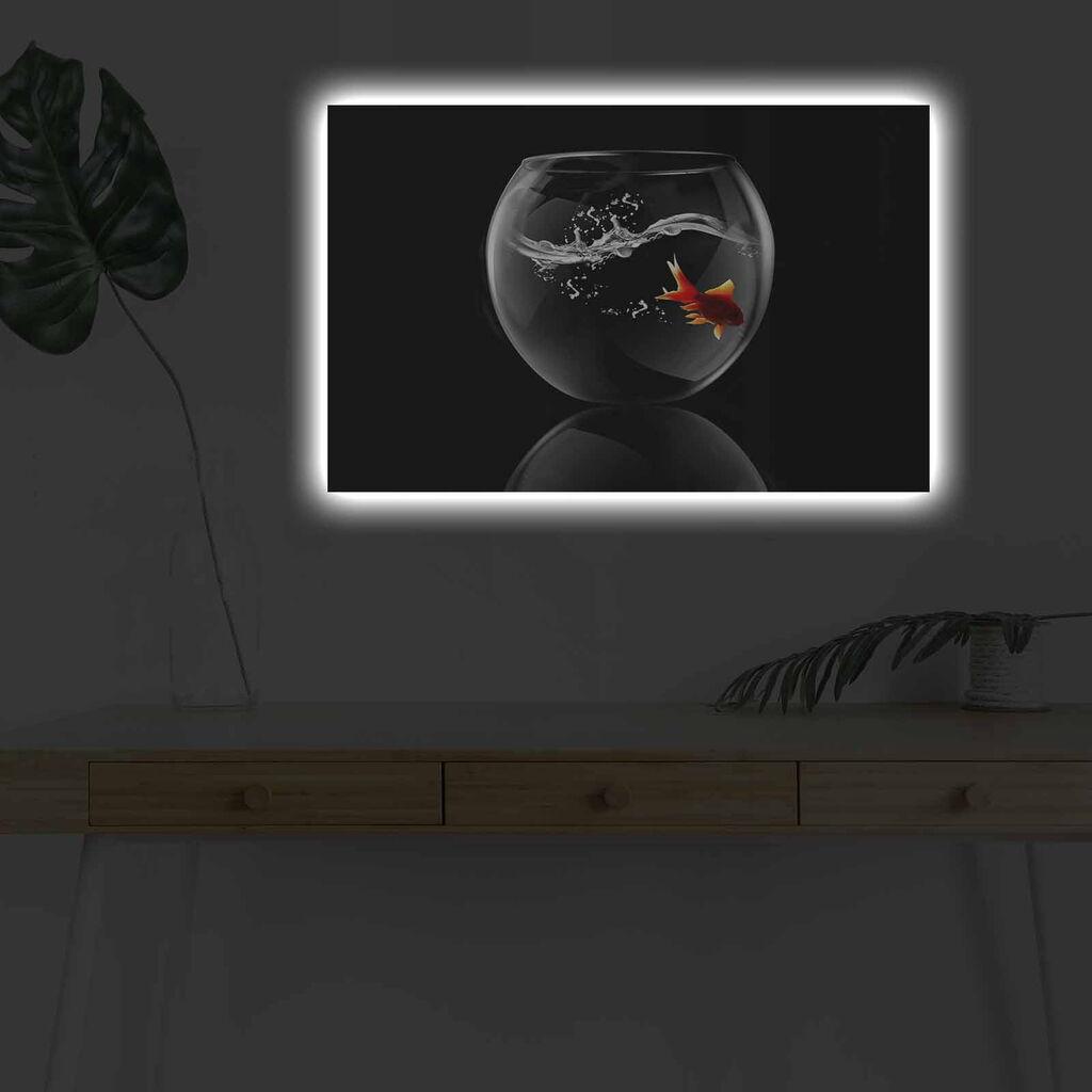 Zidna slika sa LED osvetljenjem 4570DHDACT-074, 45x70 cm