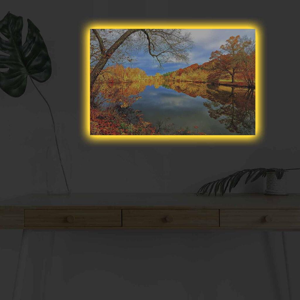 Zidna slika sa LED osvetljenjem 4570DHDACT-009, 45x70 cm