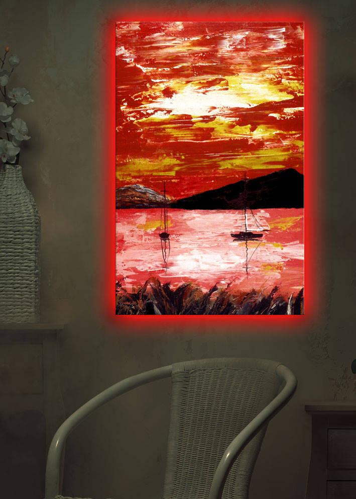 Zidna slika sa LED osvetljenjem 4570DACT-12, 45x70 cm