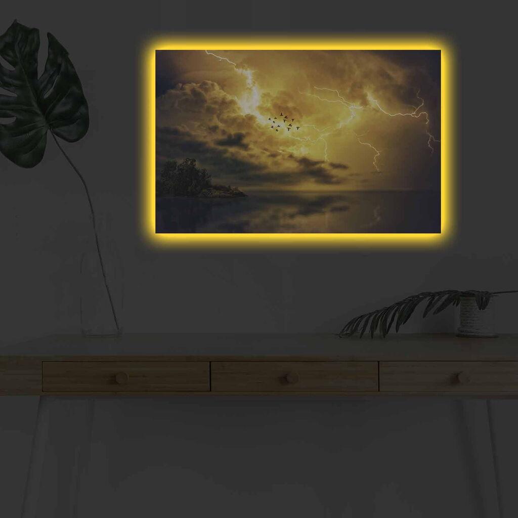 Zidna slika sa LED osvetljenjem 4570DHDACT-173, 45x70 cm