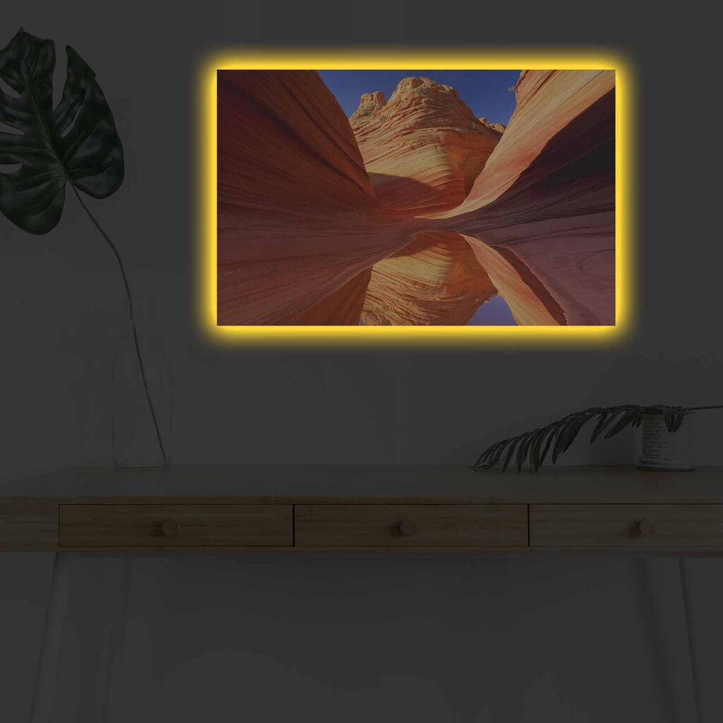 Zidna slika sa LED osvjetljenjem 4570DHDACT-022, 45x70 cm