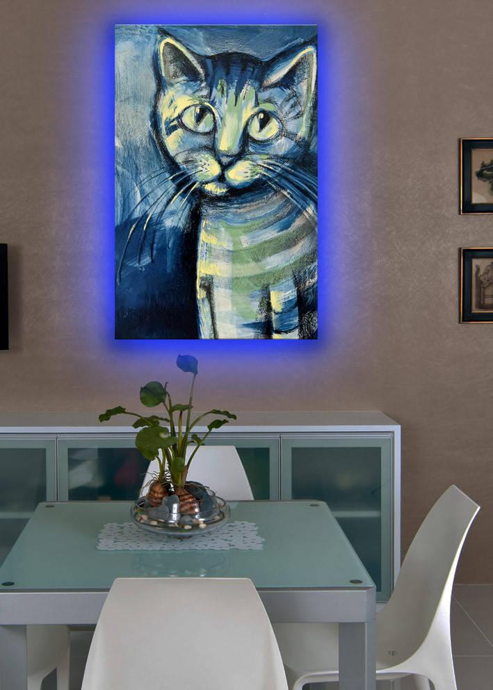 Zidna slika sa LED osvetljenjem 4570DACT-1, 45x70 cm