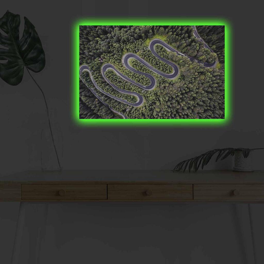 Zidna slika sa LED osvetljenjem 4570DHDACT-007, 45x70 cm