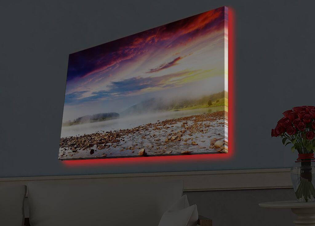 Zidna slika sa LED osvetljenjem 4570HDACT-036, 45x70 cm