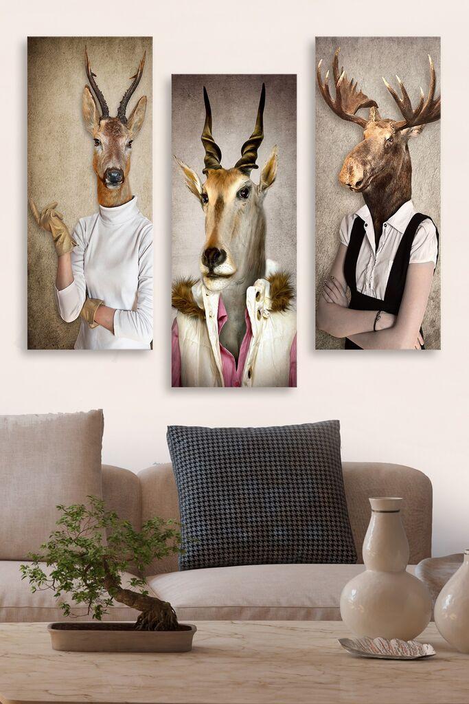 Set slika Wallity MDF0076, 3 dijela