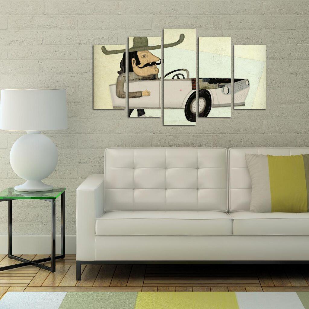 Wallity set figura 5ABSMDF-76, 5 dijelova