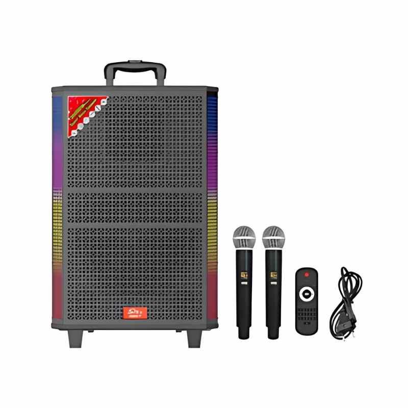 Sing-E Bežični zvučnik JQS917, 120W, Bluetooth, 2xMikrofona, Crni