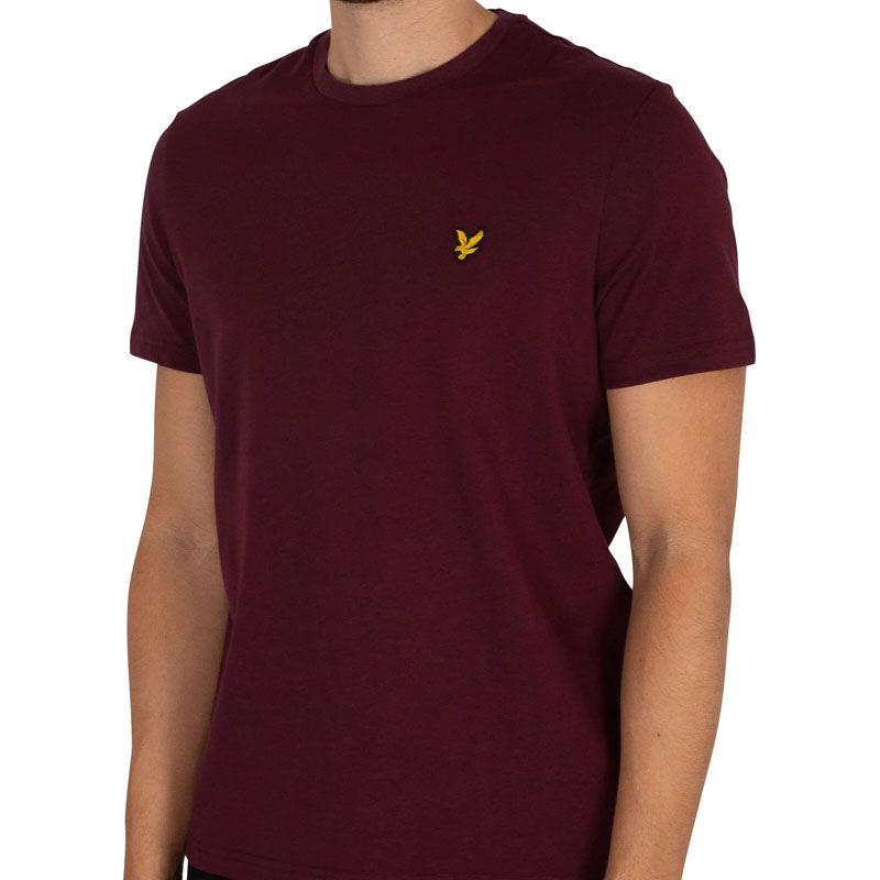 Lyle and Scott Majica za muškarce, Plain, Bordo